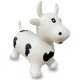 Bouncing Animal  Cow white/black with pump