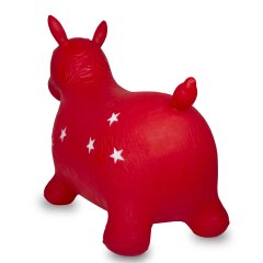 Animal saltarín Caballo HoppyDoo rojo con bomba