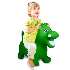 Animal rebondissante dragon vert avec pompe