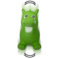 Animal saltarín Dragón HoppyDoo verde con bomba