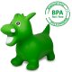 Bouncing Animal Dragon HoppyDoo green with pump