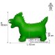 Hüpftier Drache HoppyDoo grün mit Pumpe