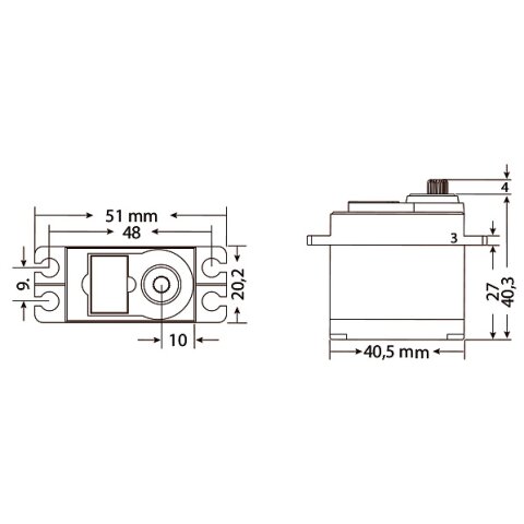 Servo High End 1318 MG
