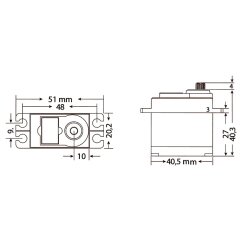 Servo High End ST1318HMG