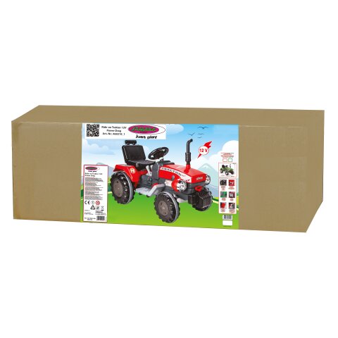 Ride-on Traktor Power Drag rot 12V