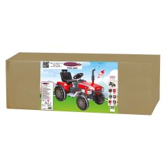 Ride-on tracteur Power Drag rouge 12V