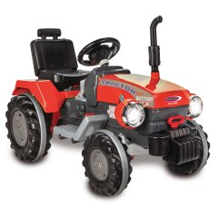 Ride-on tracteur Power Drag rouge 12V