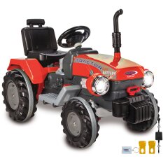 Ride-on Trattore Power Drag rosso 12V