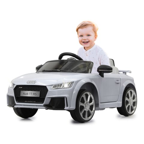 Ride-on Audi TT RS bianco 12V