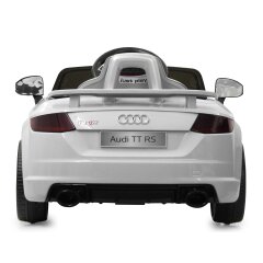 Ride-on Audi TT RS bianco 12V