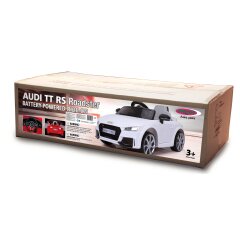 Ride-on Audi TT RS bianco 12V