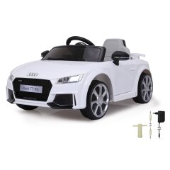 Ride-on Audi TT RS bianco 12V