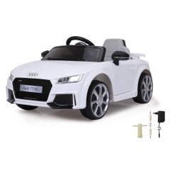 Ride-on Audi TT RS blanc 12V