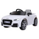 Ride-on Audi TT RS blanc 12V