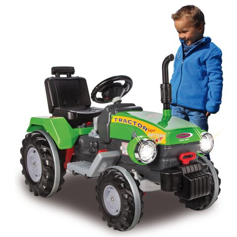 Ride-on Tractor Power Drag verde 12V