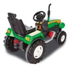 Ride-on tracteur Power Drag vert 12V