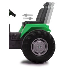 Ride-on tracteur Power Drag vert 12V