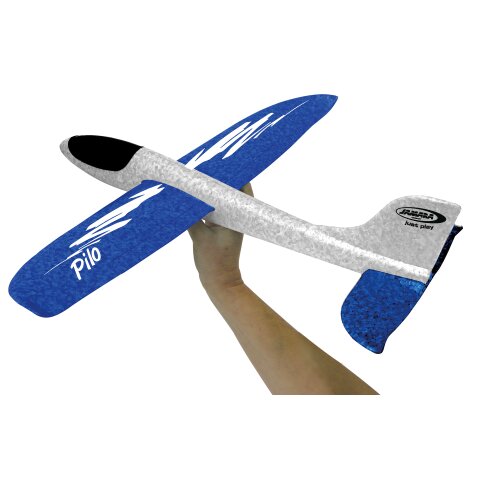 Pilo Schaumwurfgleiter-EPP Tragflche blau Rumpf weiss