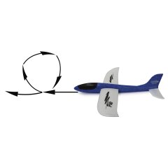 Pilo Foam Hand Launch Glider EPP wing white fuselage blue