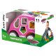 Juego educativo Coche con formas fucsia