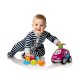 Juego educativo Coche con formas fucsia