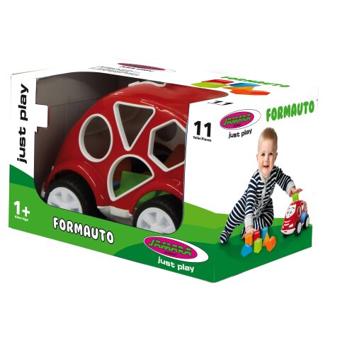 Formauto Lernspiel rot