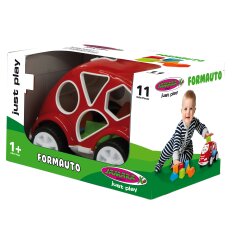 Shape Car Educational Game red