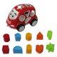 Shape Car Educational Game red