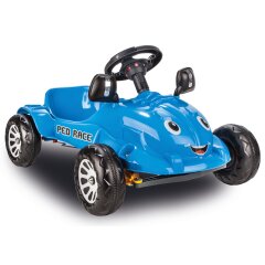 Coche de pedales Ped Race azul