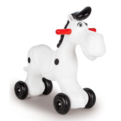 Cavallo a dondolo Bob Gallop bianco/rosso