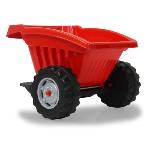 Anhnger Ride-on rot fr Traktor Strong Bull