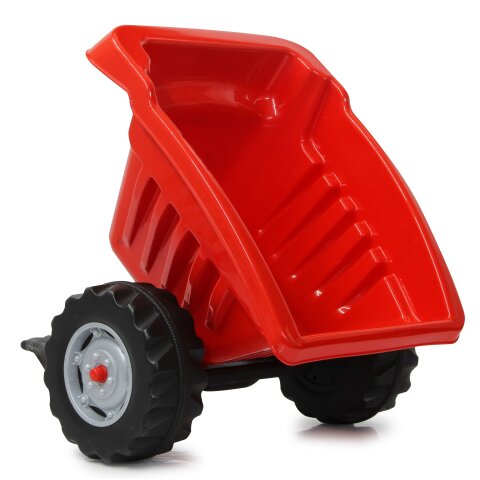 Anhnger Ride-on rot fr Traktor Strong Bull