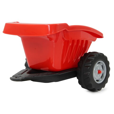 Remorque Ride-on rouge pourtracteur Strong Bull