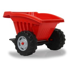 Anhänger Ride-on rot für Traktor Strong Bull