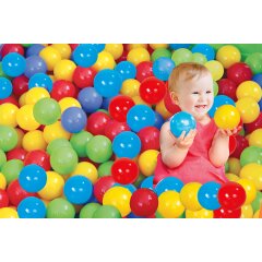 Palline per Ballpool Happy Balls 90mm 100 pz.