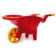 Sandbox Set with wheelbarrow red 6-part