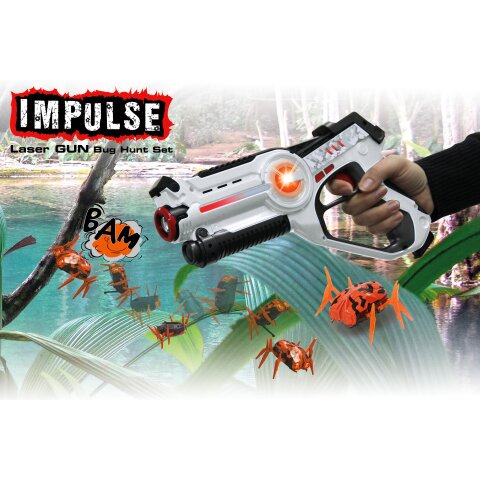 Impules Laser Gun Bug Hunt Set white/orange