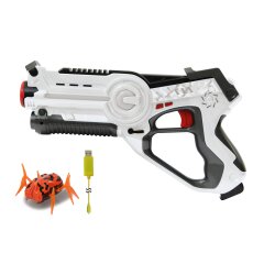 Impulse Laser Gun Bug Hunt Set blanco/naranja