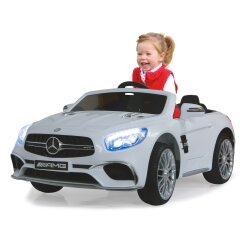 Ride-on Mercedes-Benz AMG SL65 bianco 12V