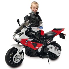 Ride-on Moto BMW S1000RR rojo 12V