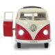 VW T1 Bus Diecast 1:24 rojo con LED sonido y Pullback Motor