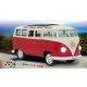 VW T1 Bus Diecast 1:24 rot mit LED Sound und Rückzugmotor