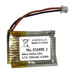 Batterie Helox Lipo 3,7V 150mAh 0,55Wh