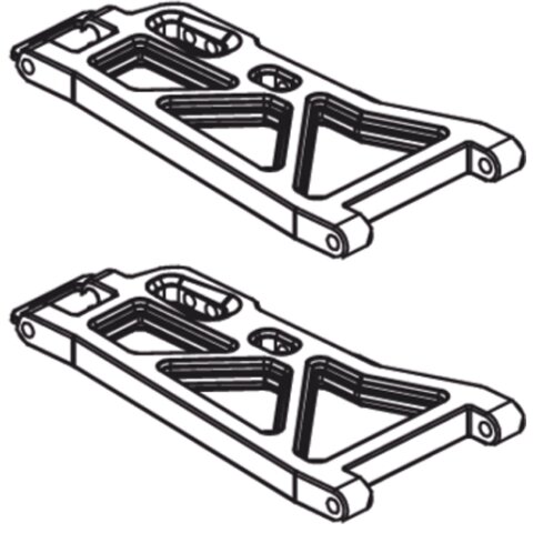 Braccio trasversale BL8 in basso posteriore 2 pezzi sinistra/destra