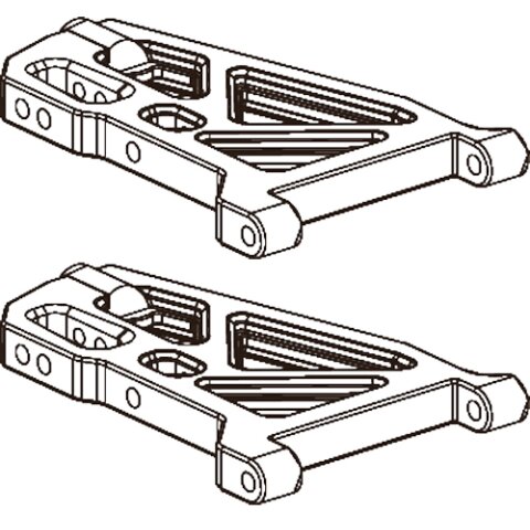 Brazo transversal BL8 inferior delante 2pz izquierda/derecha