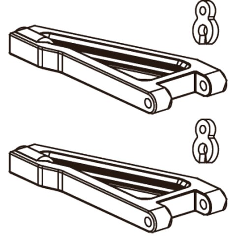 Brazo transversal BL8 arriba delante 2pz izquierda/derecha