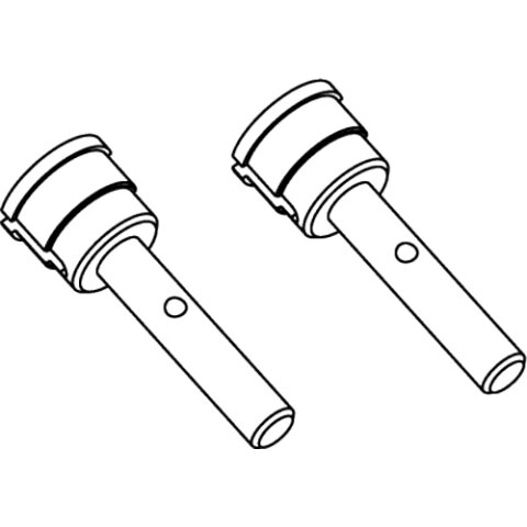 Radachse BL8 hinten VE2