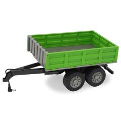 Tipper Trailer green for RC-Tractor 1:16