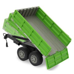 Tipper Trailer green for RC-Tractor 1:16