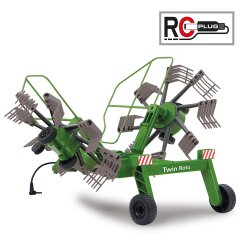 Rake Twin Roto for RC-Tractor 1:16